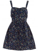 Blue floral dress like Bernadettes at Dorothy Perkins