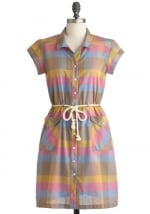 Plaid dress like Bernadettes at Modcloth