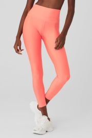 78 High-Waist Airlift Legging - Candy Orange Alo Yoga at Alo Yoga