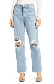 90s Ripped Loose Fit Jeans at Nordstrom