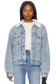 90s Sherpa Trucker at Revolve