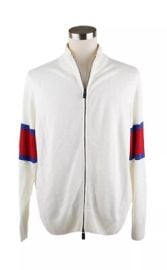 995 Canali Black Edition Sweater Jacket White SZ 5646 NWT eBay at eBay