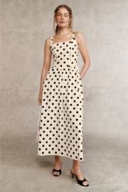 A Bronze Age Aura Dress in Polka Dot at Rent the Runway