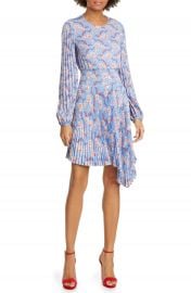 A L C    Behati Pleated Long Sleeve Minidress   Nordstrom Rack at Nordstrom Rack