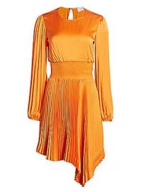 A L C  - Behati Vintage Satin Gabriela Pleated Dress at Saks Fifth Avenue