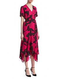 A L C  - Cora V-Neck Wrap Dress at Saks Fifth Avenue