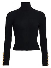 A L C  - Desi Rib-Knit Turtleneck Sweater at Saks Fifth Avenue