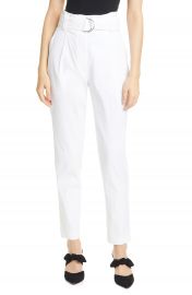 A L C    Diego Belted Linen Blend Trousers   Nordstrom Rack at Nordstrom Rack