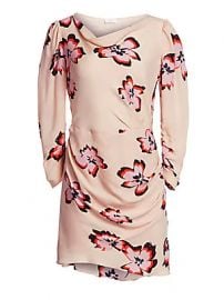 A L C  - Grace Floral Cowlneck Dress at Saks Fifth Avenue