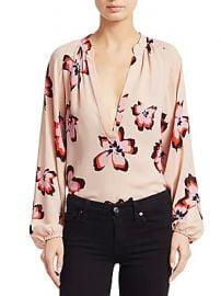 A L C  - Jules Floral Long Sleeve Blouse at Saks Off 5th