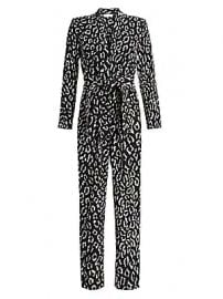 A L C  - Kieran Leopard Print Jumpsuit at Saks Fifth Avenue