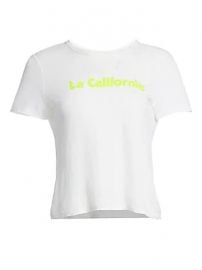 A L C  - La Californie Linen Tee at Saks Fifth Avenue