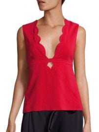 A L C  - Mariana Scalloped Top at Saks Off 5th