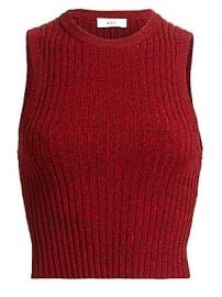 A L C  - Marie Rib-Knit Tank Top at Saks Fifth Avenue