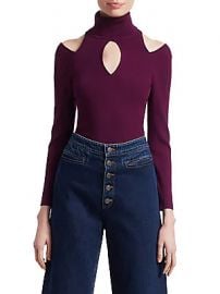 A L C  - Matera Cutout Turtleneck Sweater at Saks Fifth Avenue