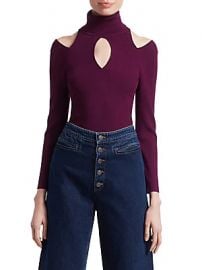 A L C  - Matera Cutout Turtleneck Sweater at Saks Off 5th