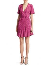 A L C  - Micah Printed Wrap Dress at Saks Off 5th