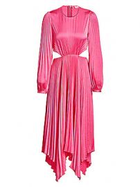 A L C  - Naples Cutout Pleated Midi Dress at Saks Fifth Avenue