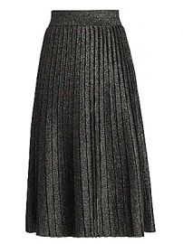 A L C  - Nevada Lurex Knit Midi Skirt at Saks Fifth Avenue