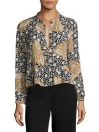 A L C  - Printed Silk Blouse at Saks Off 5th