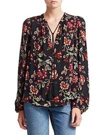 A L C  - Royan Floral V-Neck Blouse at Saks Off 5th