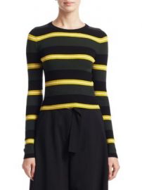 A L C  - Shea Stripe Crewneck Sweater at Saks Fifth Avenue