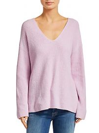 A L C  - Sierra V-Neck Rib-Knit Sweater at Saks Off 5th