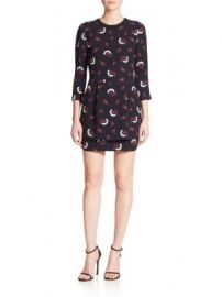 A L C  - Tordi Printed Silk Dress at Saks Off 5th