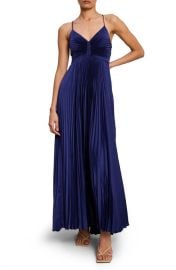 A.L.C. Aries Pleated Cutout Maxi Dress at Nordstrom