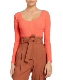 A L C  Brendan Ribbed Scoop Neck Top Women - Bloomingdale s at Bloomingdales