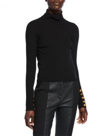 A L C  Desi Turtleneck Rib Top at Neiman Marcus