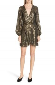 A L C  Elsa Marina Leopard Fil Coup   Dress   Nordstrom at Nordstrom