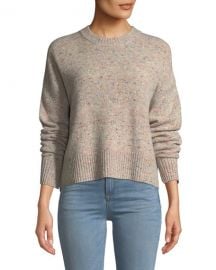 A L C  Emmeline Speckled Wool-Cashmere Sweater at Neiman Marcus