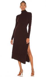 A L C  Emmy Dress in Chocolate from Revolve com at Revolve