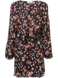 A L C  Floral Wrap Mini Dress - Farfetch at Farfetch