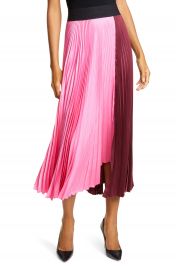 A L C  Grainger Asymmetrical Pleated Midi Skirt   Nordstrom at Nordstrom