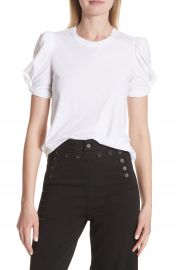 A L C  Kati Twist Sleeve Tee at Nordstrom