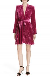 A L C  Kiera Crushed Velvet Minidress at Nordstrom