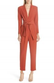 A L C  Kieran Belted Crop Jumpsuit   Nordstrom at Nordstrom