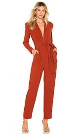 A L C  Kieran Jumpsuit in Terracotta from Revolve com at Revolve