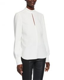 A L C  Marina Mock-Neck Top at Neiman Marcus