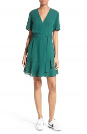 A L C  Micah Silk Wrap Dress at Nordstrom