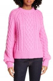 A L C  Mick Cable Knit Alpaca Blend Sweater   Nordstrom at Nordstrom