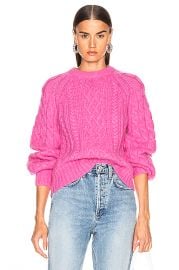 A L C  Mick Sweater in Bubblegum   FWRD at Forward