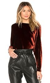 A L C  Miller Top in Cognac from Revolve com at Revolve