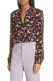 A L C  Owens Floral Silk Top   Nordstrom at Nordstrom