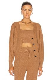 A L C  Peters II Cardigan in Toffee   Rose Gold   FWRD at Forward