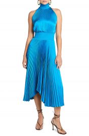 A L C  Renzo Pleated Sleeveless Midi Dress   Nordstrom at Nordstrom