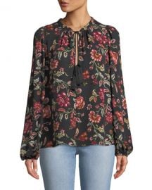 WornOnTV: Meghan’s black floral blouse on The View | Meghan McCain ...