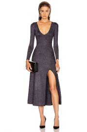 A L C  Serafina Dress in Black   Lavender   FWRD at Forward